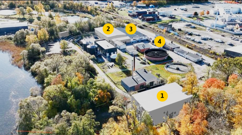 Översiktsbild Strängnäs Reningsverk