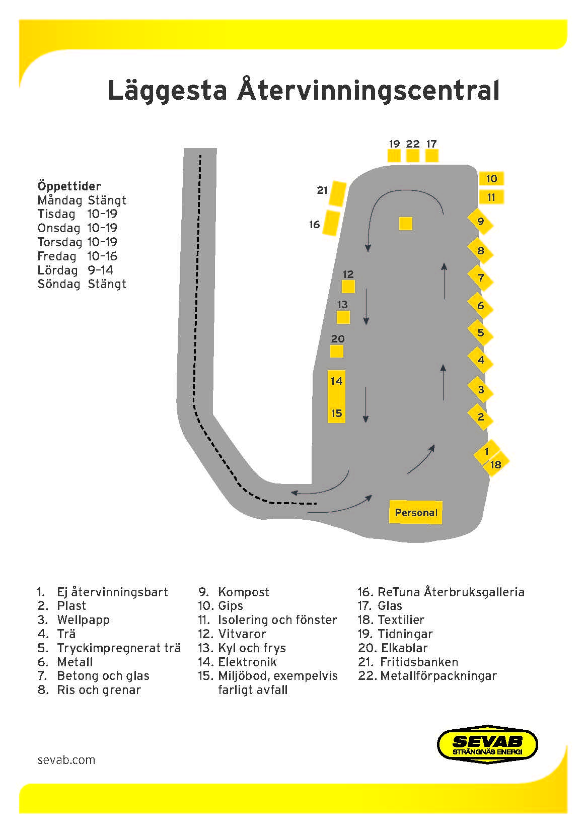 Områdeskarta över Läggesta